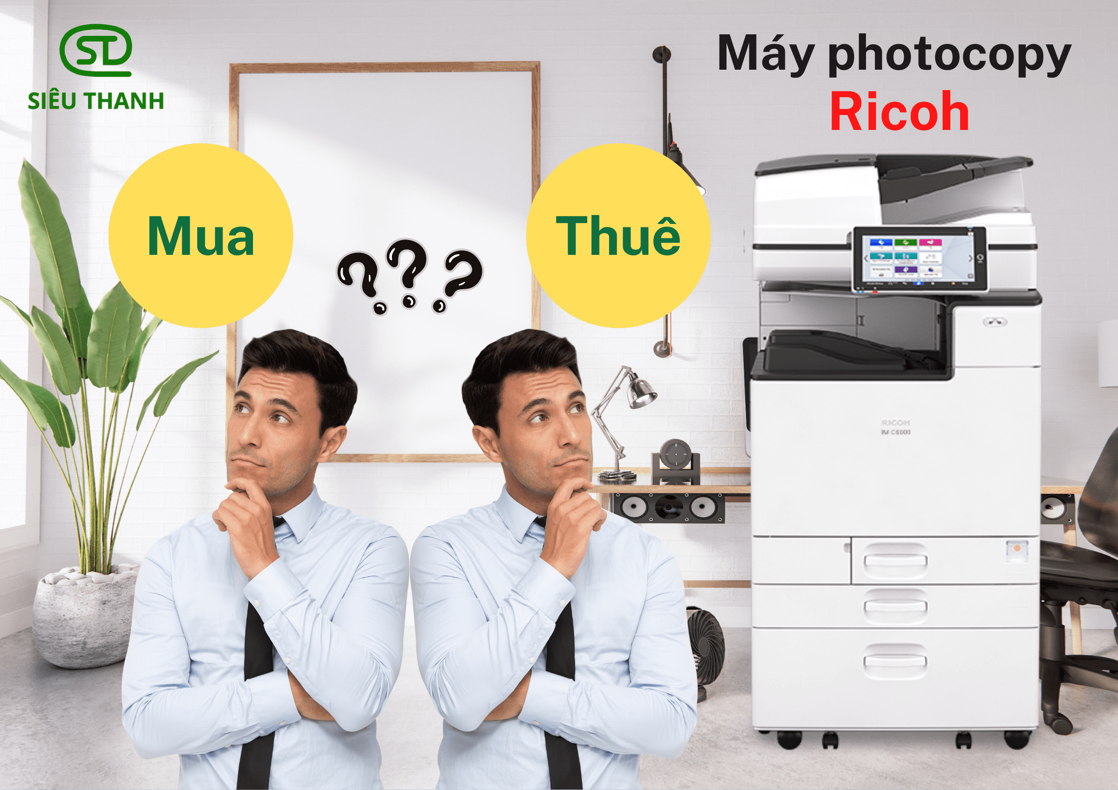 Nên mua hay thuê máy photocopy Ricoh